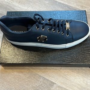 Philipp Plein Lo-Top Sneakers Dark Blue P18S MSC2542 PLE075N
